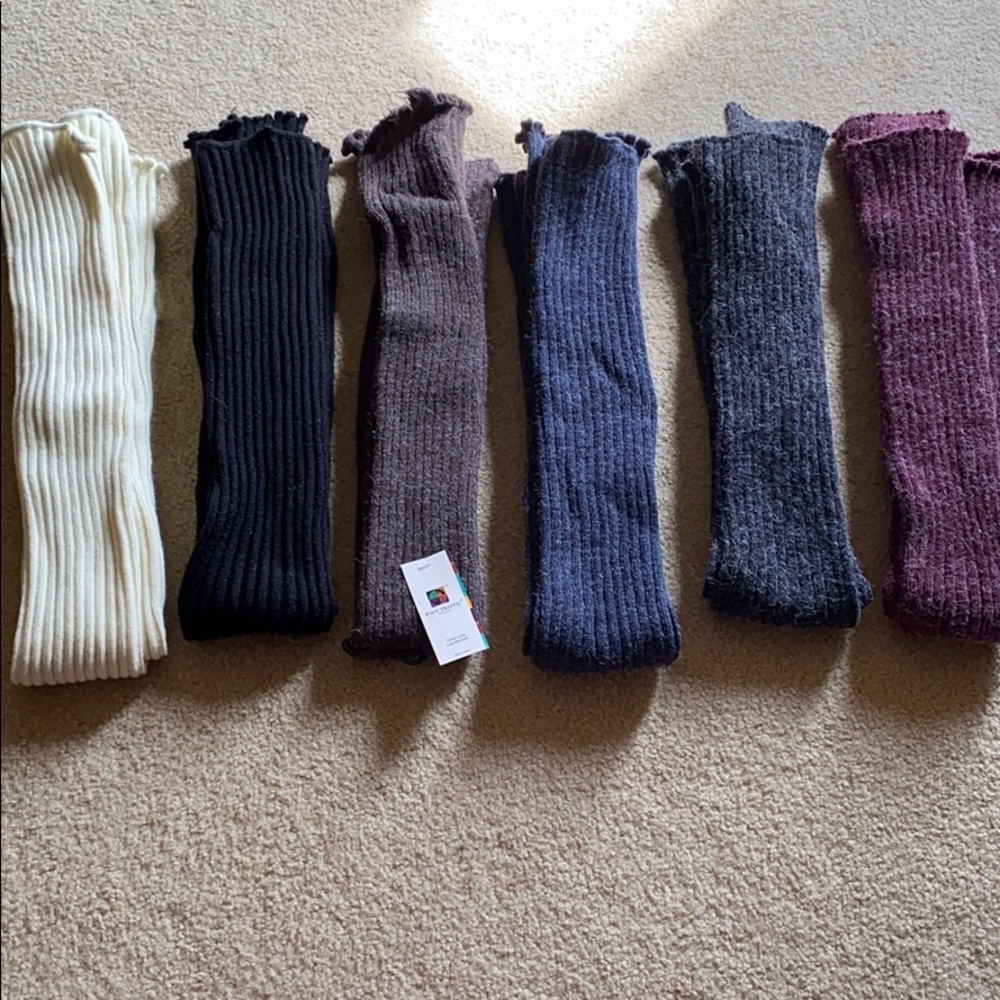 Lot of Foot Traffic Super long like warmers